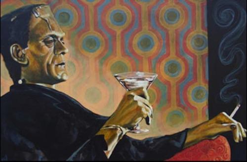 frankenstein with a martini