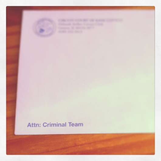 Attn: Criminal Team