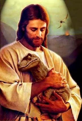 jesus and dinosaur