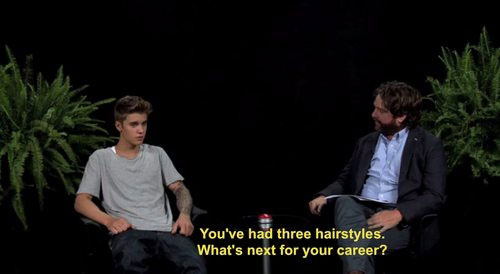 Bieber - You've had three hairstyles