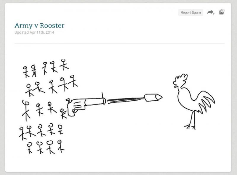 army vs rooster