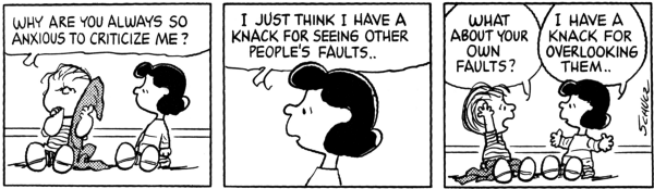 peanuts compliment department