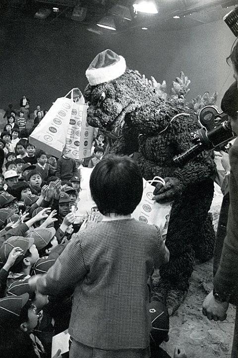 godzilla santa