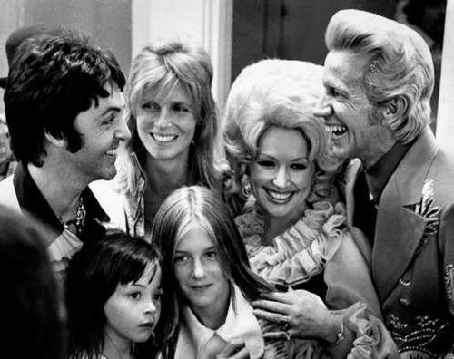sir paul linda mccartney dolly parton porter wagoner