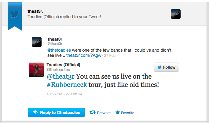 toadies twitter reply