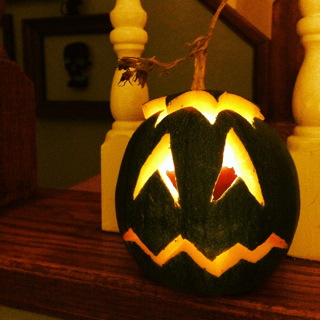 green jack o lantern