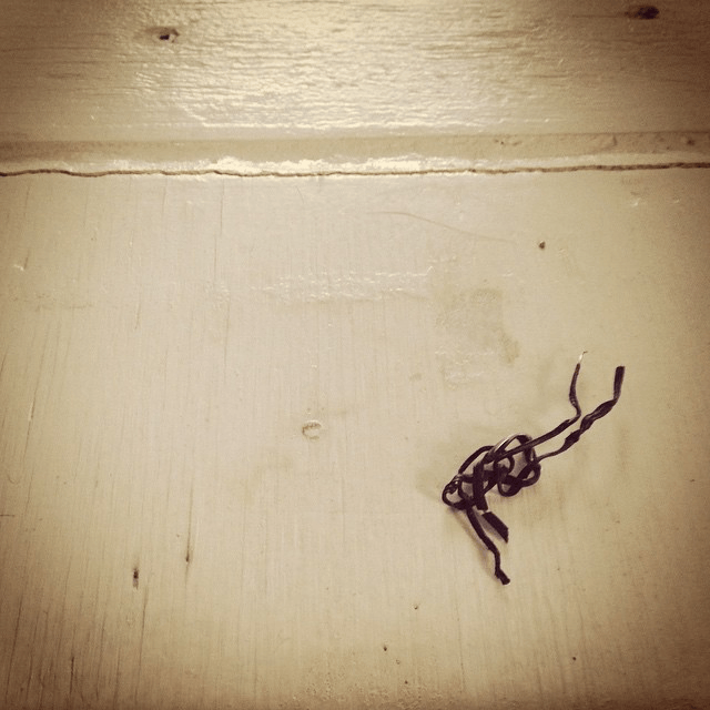 twist tie man has rolled over