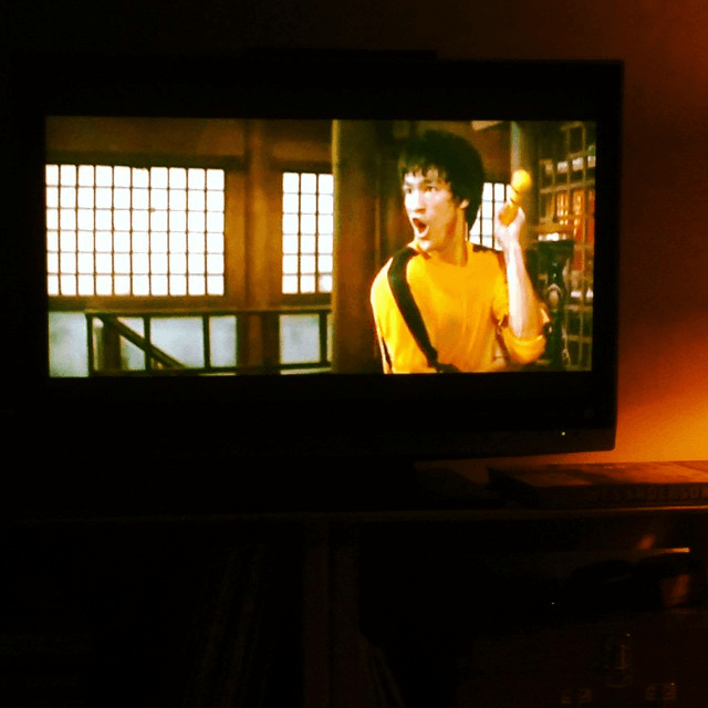Bruce Lee - Game of Death on the TV