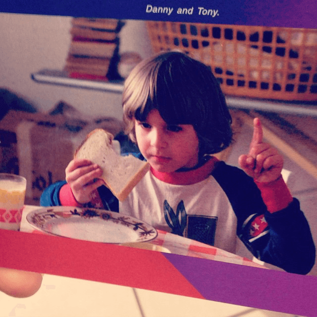 danny and tony having pbj