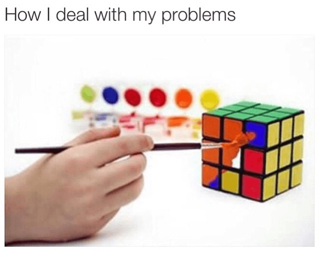how I deal with my problems