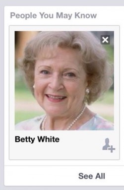 you may know bettie white