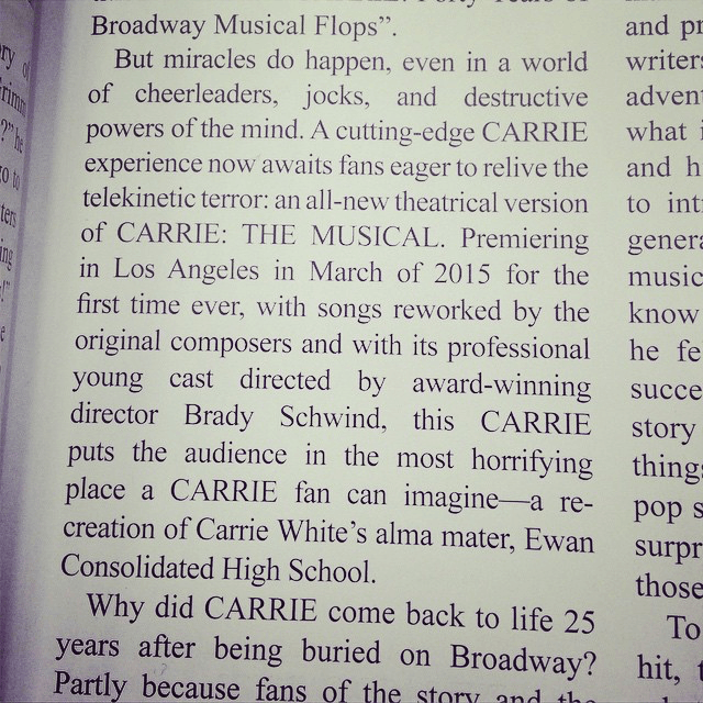 CARRIE: THE MUSICAL 2015