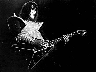 ace frehley and his flying v
