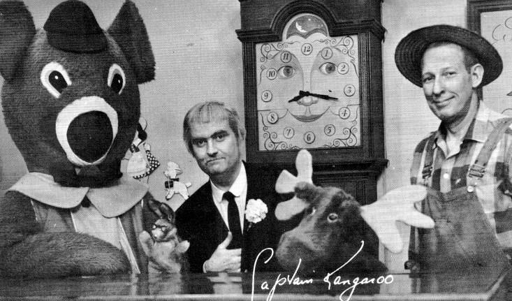 captain kangaroo promotional postcard 1961