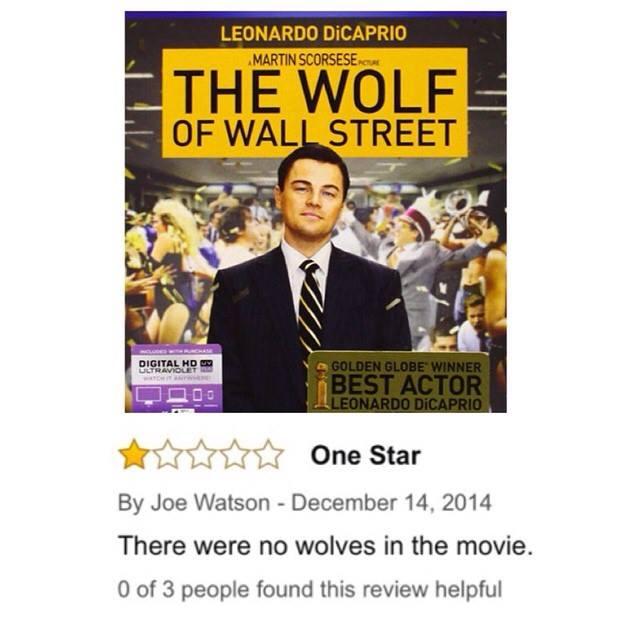 wolf of wall street   no wolves