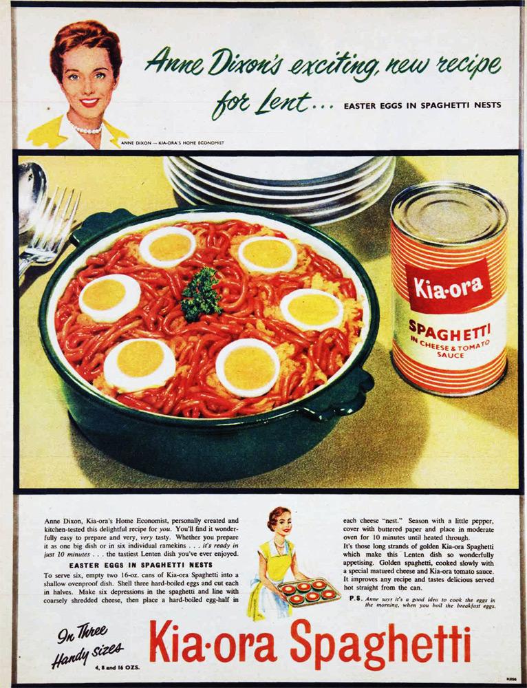 Easter eggs in spaghetti nests