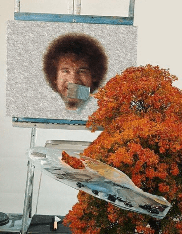 Meanwhile Bob Ross in a parallel universe