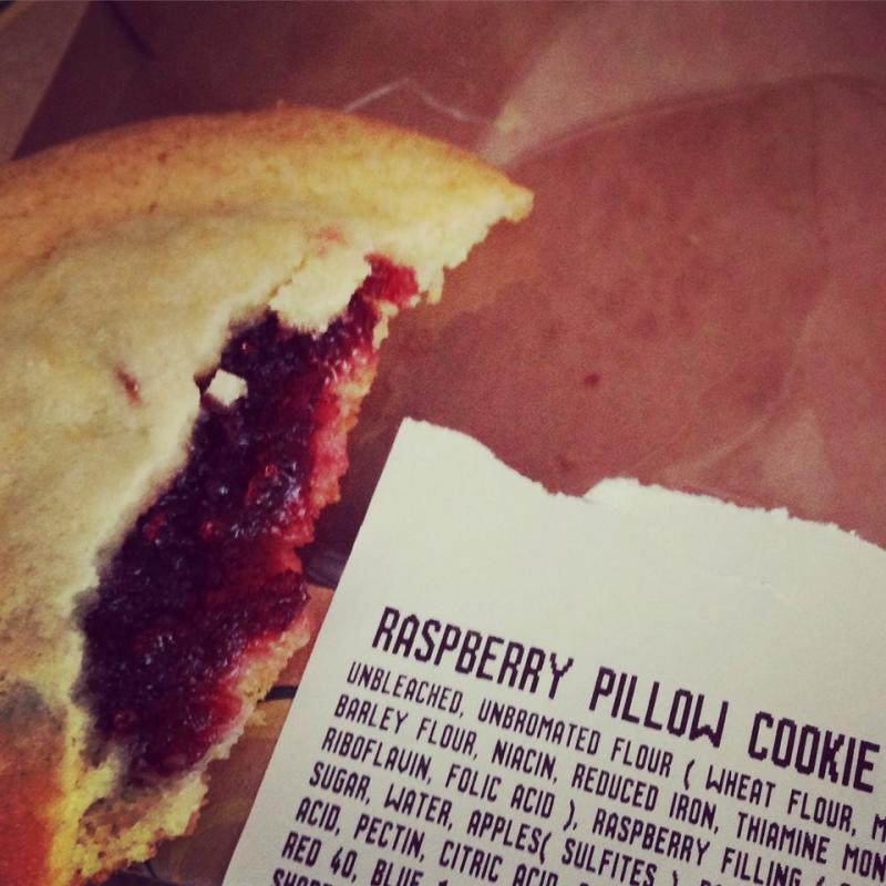 Raspberry Pillow Cookie