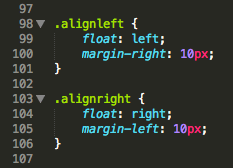 floating is different than alignment