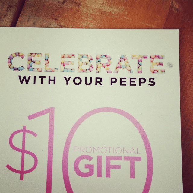 celebrate with your peeps