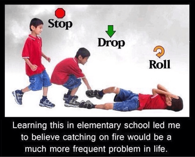 stop drop and roll