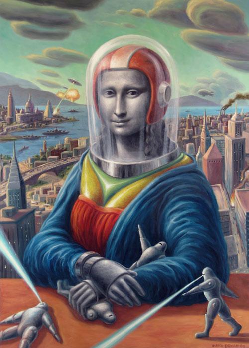 Mona Lisa Space Lady