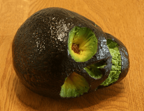 Skull avocado