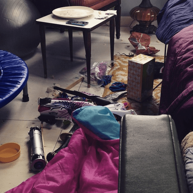 Sleepover aftermath