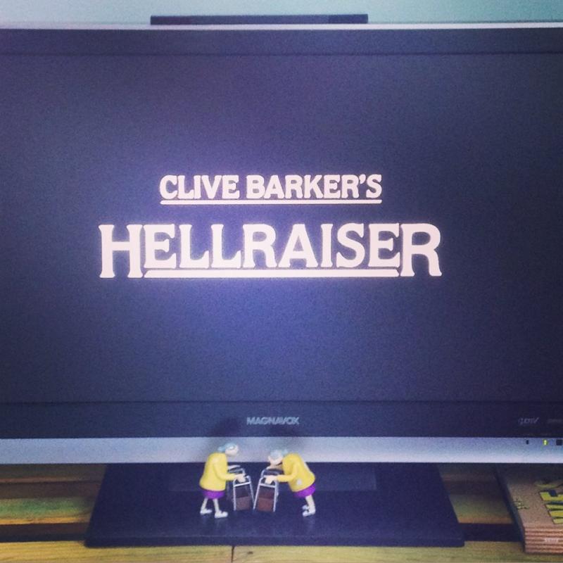 Hellraiser on the TV