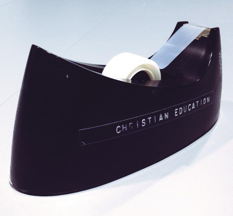 Christian Education tape dispenser