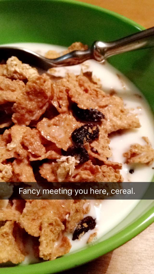 Fancy meeting you here cereal