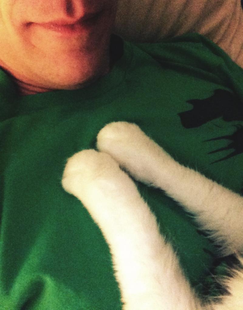 Late night photo shoot with cat 2