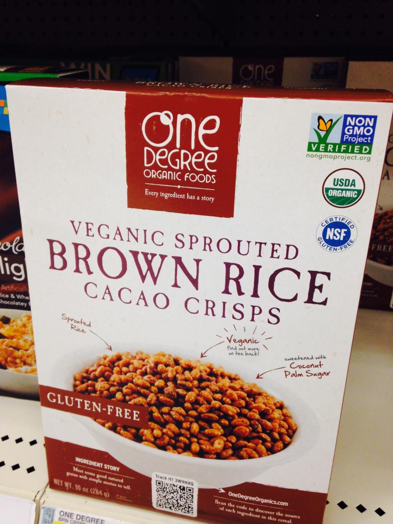 Veganic Sprouted Brown Rice Cacao Crisps