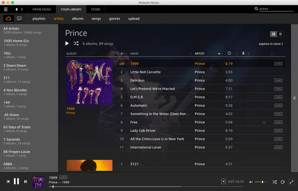 prince playlist