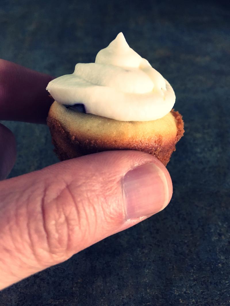 Bite size mini cupcakes