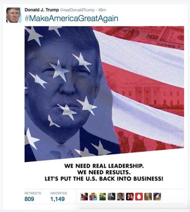 Donald Trump Just Tweeted and Deleted a Picture Featuring Nazi SS Soldiers
