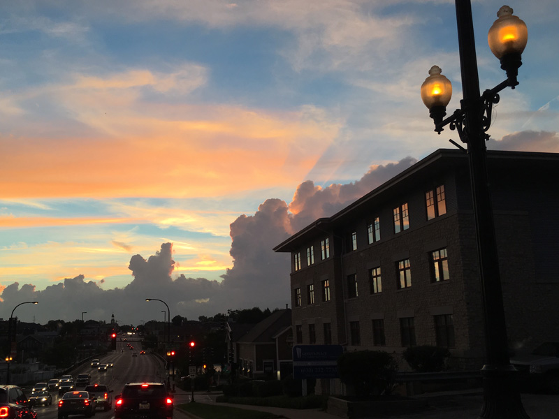 Magnificent clouds in Geneva 1