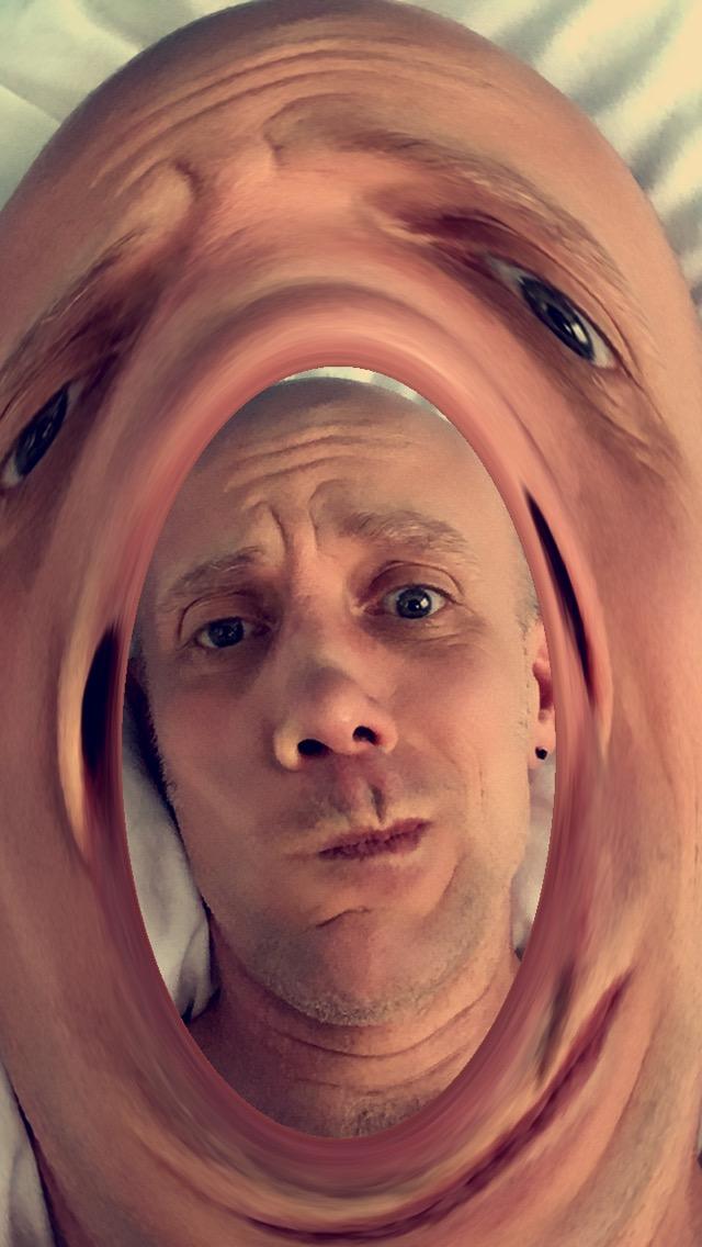 Snapchat   giving birth to myself via my mouth