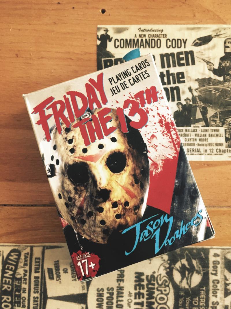 Friday the 13th playing cards