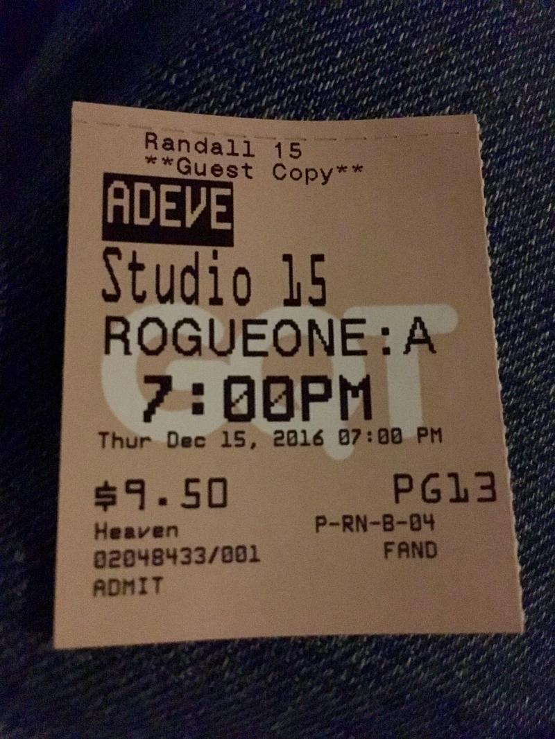 Its time for Rogue One