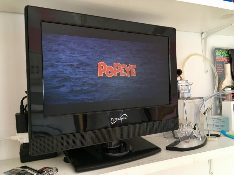 Popeye (1980) on the TV