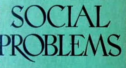 Social Problems black on teal