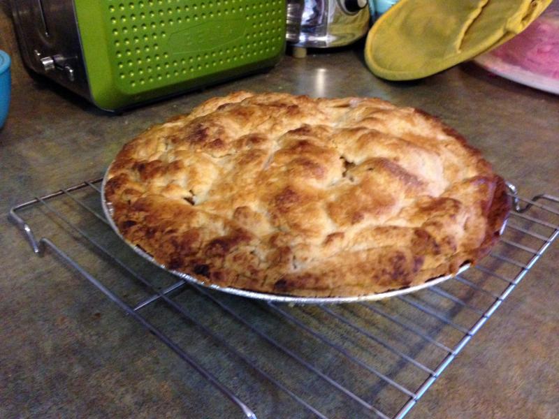 Maggie made us homemade apple pie
