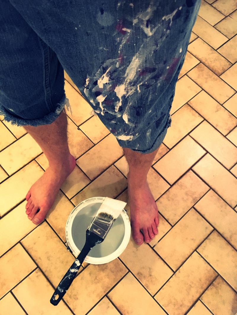 Sick of these shorts and that paint brush