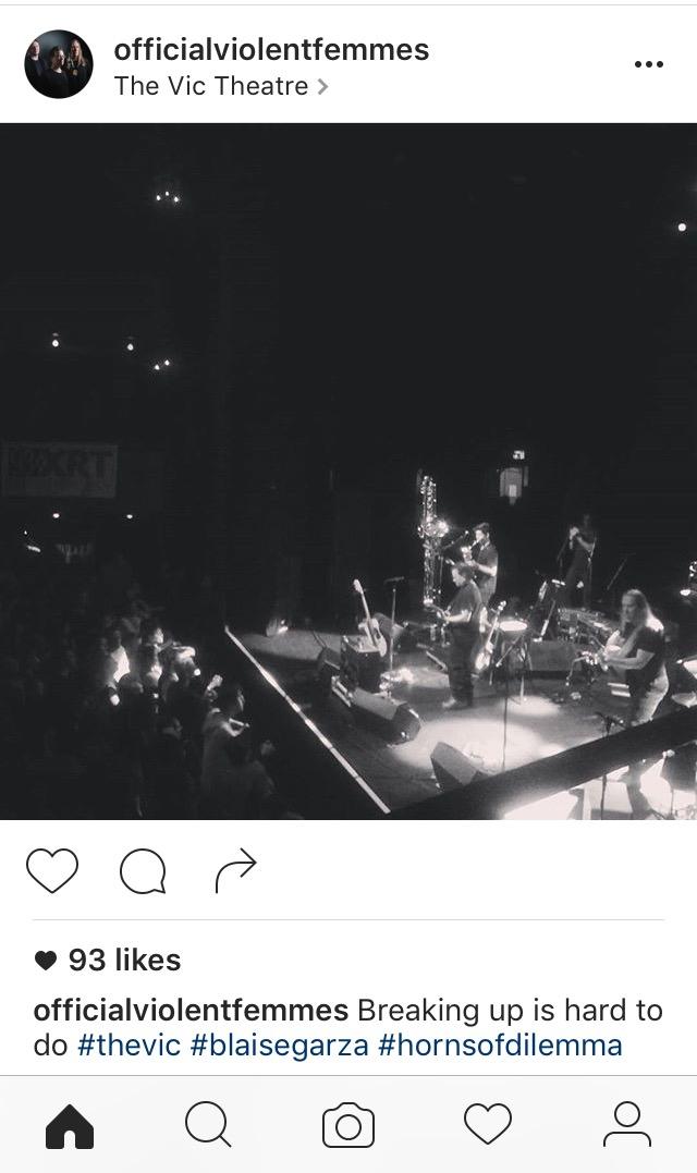 Violent Femmes at the Vic