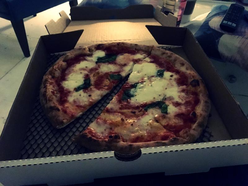 pizza box full