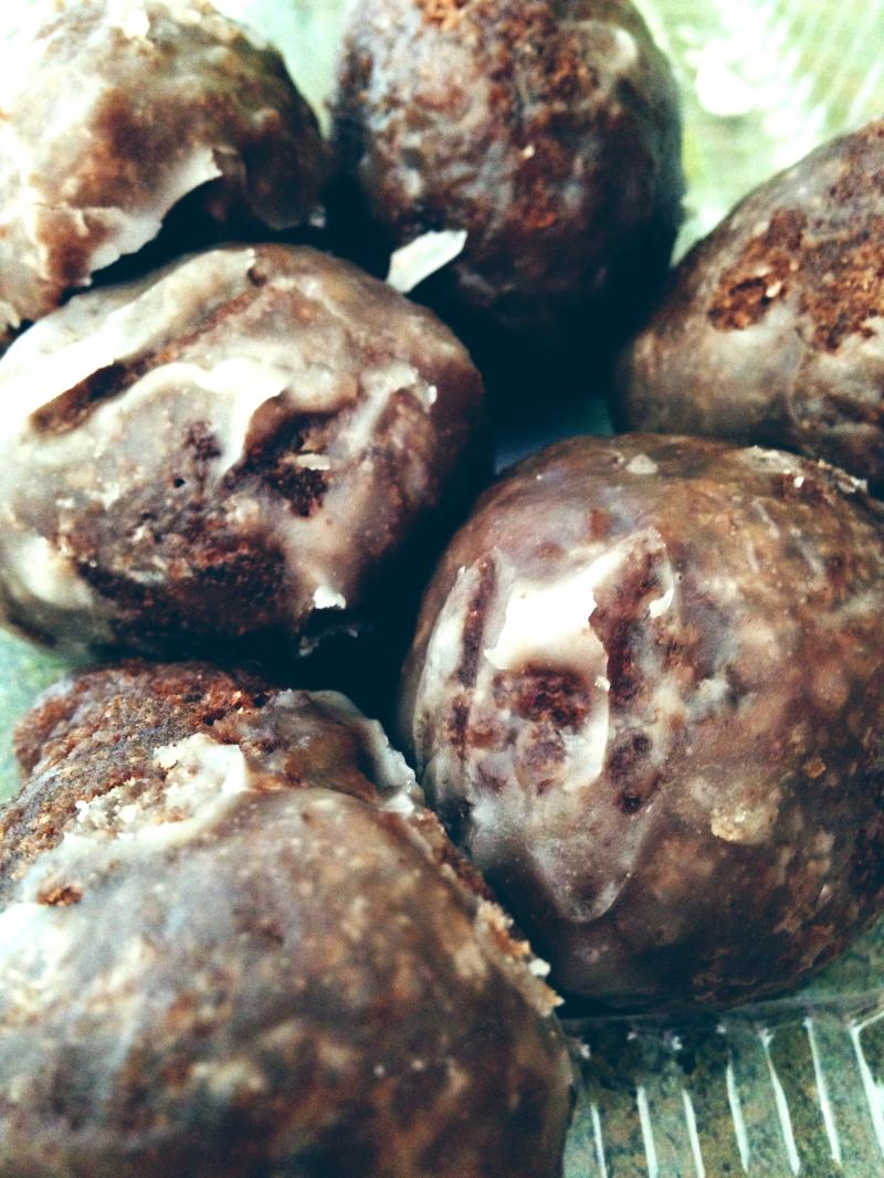 Chocolate donut holes