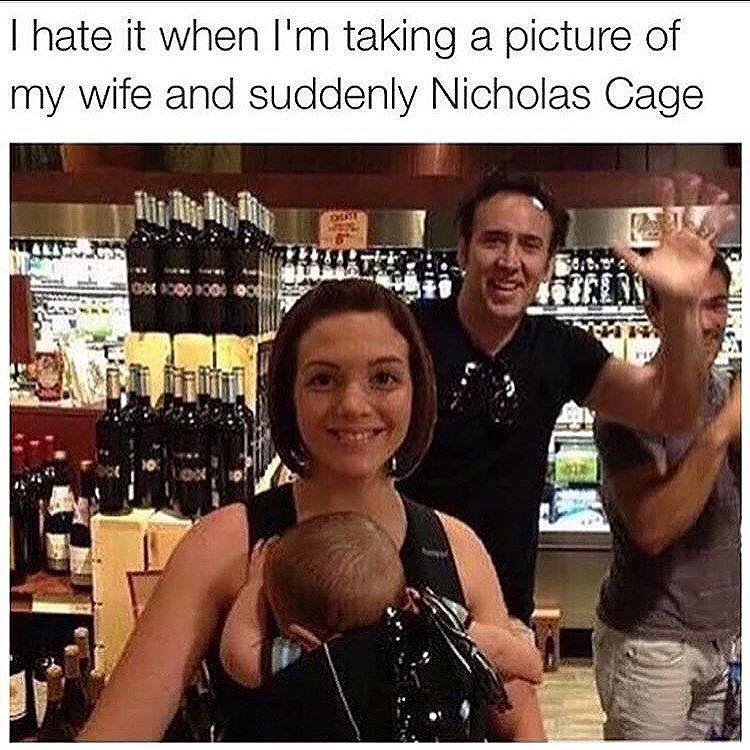 suddenly Nicholas Cage