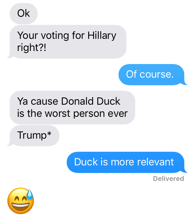 Duck is more relevant