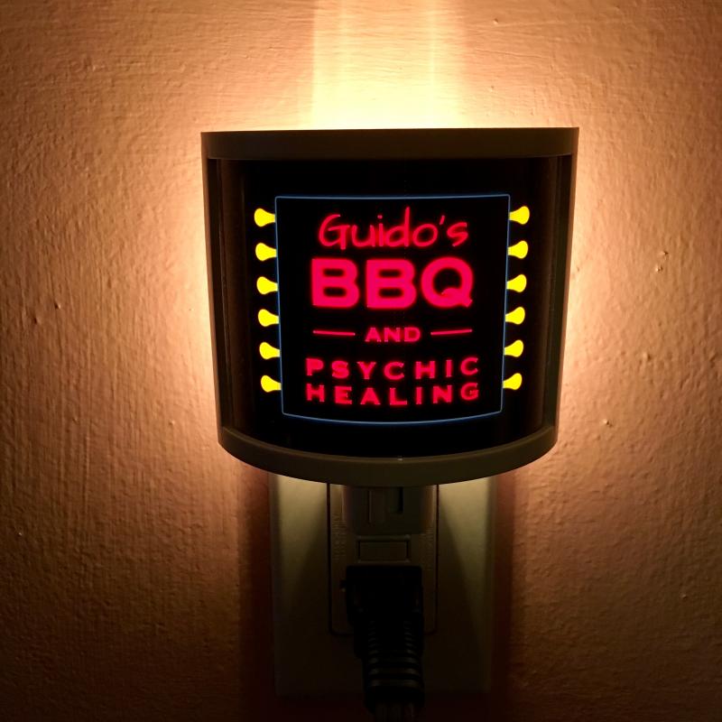 guidos bbq and psychic healing pink